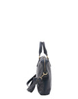 Borsa da lavoro uomo in vera pelle Made in Italy 5565-Blu I Fratelli