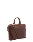 Borsa da lavoro uomo in vera pelle Made in Italy 5565-Marrone I Fratelli