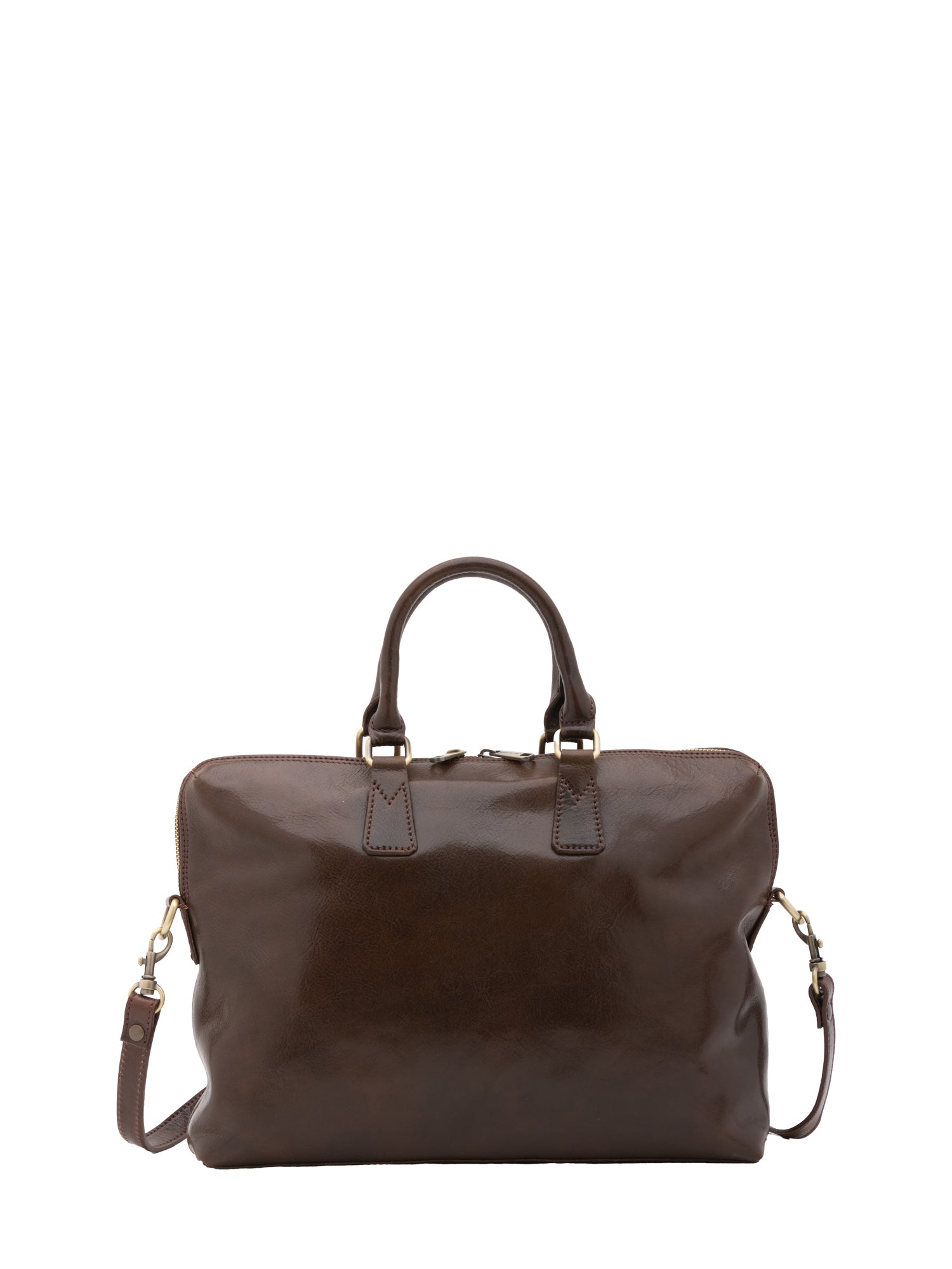 Borsa da lavoro uomo in vera pelle Made in Italy 5565-Tmoro I Fratelli