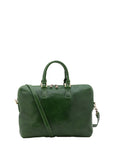 Borsa da lavoro uomo in vera pelle Made in Italy 5565-Verde I Fratelli