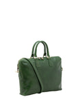 Borsa da lavoro uomo in vera pelle Made in Italy 5565-Verde I Fratelli