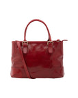 Borsa a tracolla da donna 100% pelle 5566-Rosso I Fratelli