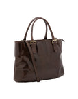 Borsa a tracolla da donna 100% pelle 5566-Tmoro I Fratelli
