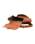 Borsa a spalla da donna Vera pelle 5567-Cognac I Fratelli