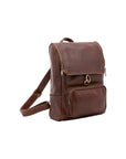 Borsa a spalla da donna Vera pelle 5567-Marrone I Fratelli
