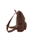 Borsa a spalla da donna Vera pelle 5567-Marrone I Fratelli