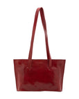 Borsa a spalla da donna 100% pelle 5571-Rosso I Fratelli