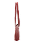 Borsa a spalla da donna 100% pelle 5571-Rosso I Fratelli