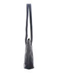 Borsa a spalla da donna 100% pelle 5572-Blu I Fratelli