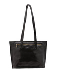 Borsa a spalla da donna 100% pelle 5572-Nero I Fratelli
