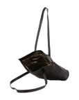 Borsa a spalla da donna 100% pelle 5572-Nero I Fratelli