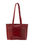 Borsa a spalla da donna 100% pelle 5572-Rosso I Fratelli