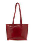 Borsa a spalla da donna 100% pelle 5572-Rosso I Fratelli