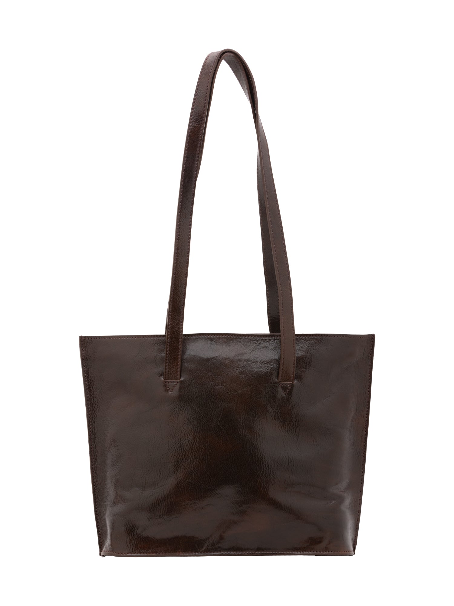 Borsa a spalla da donna 100% pelle 5572-Tmoro I Fratelli