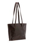 Borsa a spalla da donna 100% pelle 5572-Tmoro I Fratelli