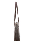 Borsa a spalla da donna 100% pelle 5572-Tmoro I Fratelli