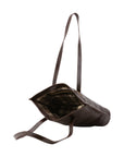 Borsa a spalla da donna 100% pelle 5572-Tmoro I Fratelli