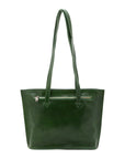 Borsa a spalla da donna 100% pelle 5572-Verde I Fratelli