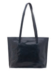 Borsa a spalla da donna 100% pelle 5573-Blu I Fratelli