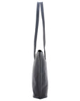 Borsa a spalla da donna 100% pelle 5573-Blu I Fratelli