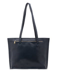 Borsa a spalla da donna 100% pelle 5573-Blu I Fratelli