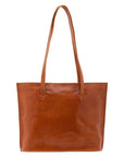 Borsa a spalla da donna 100% pelle 5573-Cognac I Fratelli