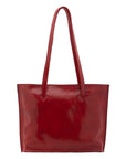 Borsa a spalla da donna 100% pelle 5573-Rosso I Fratelli