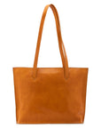 Borsa a spalla da donna 100% pelle 5573-Senape I Fratelli
