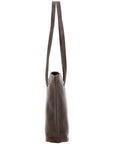 Borsa a spalla da donna 100% pelle 5573-Tmoro I Fratelli