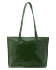 Borsa a spalla da donna 100% pelle 5573-Verde I Fratelli