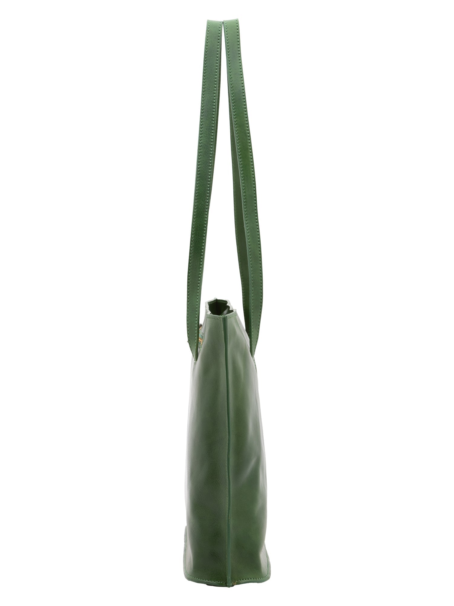 Borsa a spalla da donna 100% pelle 5573-Verde I Fratelli