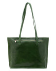 Borsa a spalla da donna 100% pelle 5573-Verde I Fratelli