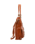 Borsa a spalla da donna Vera pelle 5574-Cognac I Fratelli