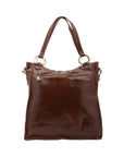 Borsa a spalla da donna Vera pelle 5574-Marrone I Fratelli