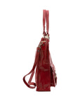 Borsa a spalla da donna Vera pelle 5574-Rosso I Fratelli