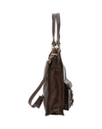 Borsa a spalla da donna Vera pelle 5574-Tmoro I Fratelli