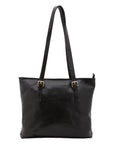 Borsa a spalla da donna 100% vera pelle 5576-Nero I Fratelli