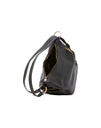 Borsa a spalla da donna Vera pelle 5577-Nero I Fratelli