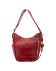 Borsa a spalla da donna Vera pelle 5577-Rosso I Fratelli
