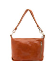 Borsa a spalla da donna 100% pelle 5578-Cognac I Fratelli