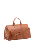 Borsa da viaggio unisex in vera pelle 100% cotone 4091-MIELE Alessia Firenze