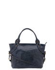 Borsa a mano da donna 100% pelle 5579-Blu I Fratelli