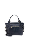 Borsa a mano da donna 100% pelle 5579-Blu I Fratelli
