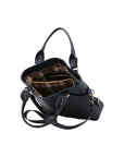 Borsa a mano da donna 100% pelle 5579-Blu I Fratelli