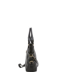 Borsa a mano da donna 100% pelle 5579-Nero I Fratelli