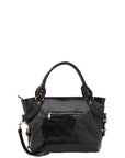 Borsa a mano da donna 100% pelle 5579-Nero I Fratelli