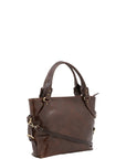 Borsa a mano da donna 100% pelle 5579-Tmoro I Fratelli