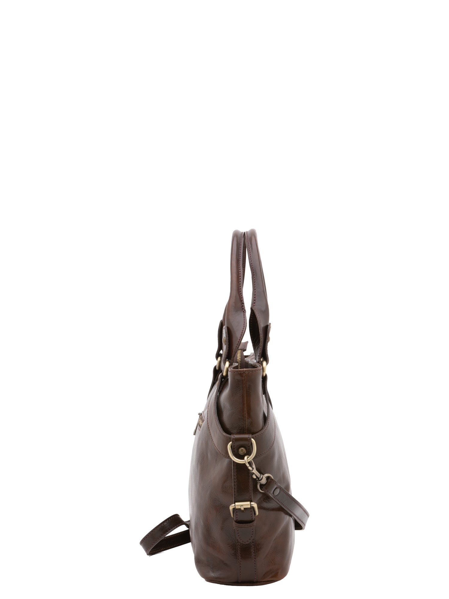 Borsa a mano da donna 100% pelle 5579-Tmoro I Fratelli