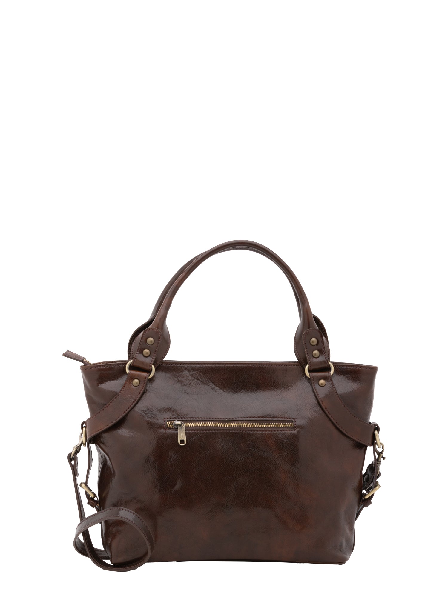 Borsa a mano da donna 100% pelle 5579-Tmoro I Fratelli