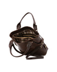 Borsa a mano da donna 100% pelle 5579-Tmoro I Fratelli